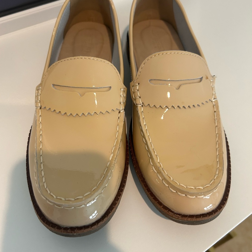 Sperry Cream Patent Loafers - Picture 2 of 6